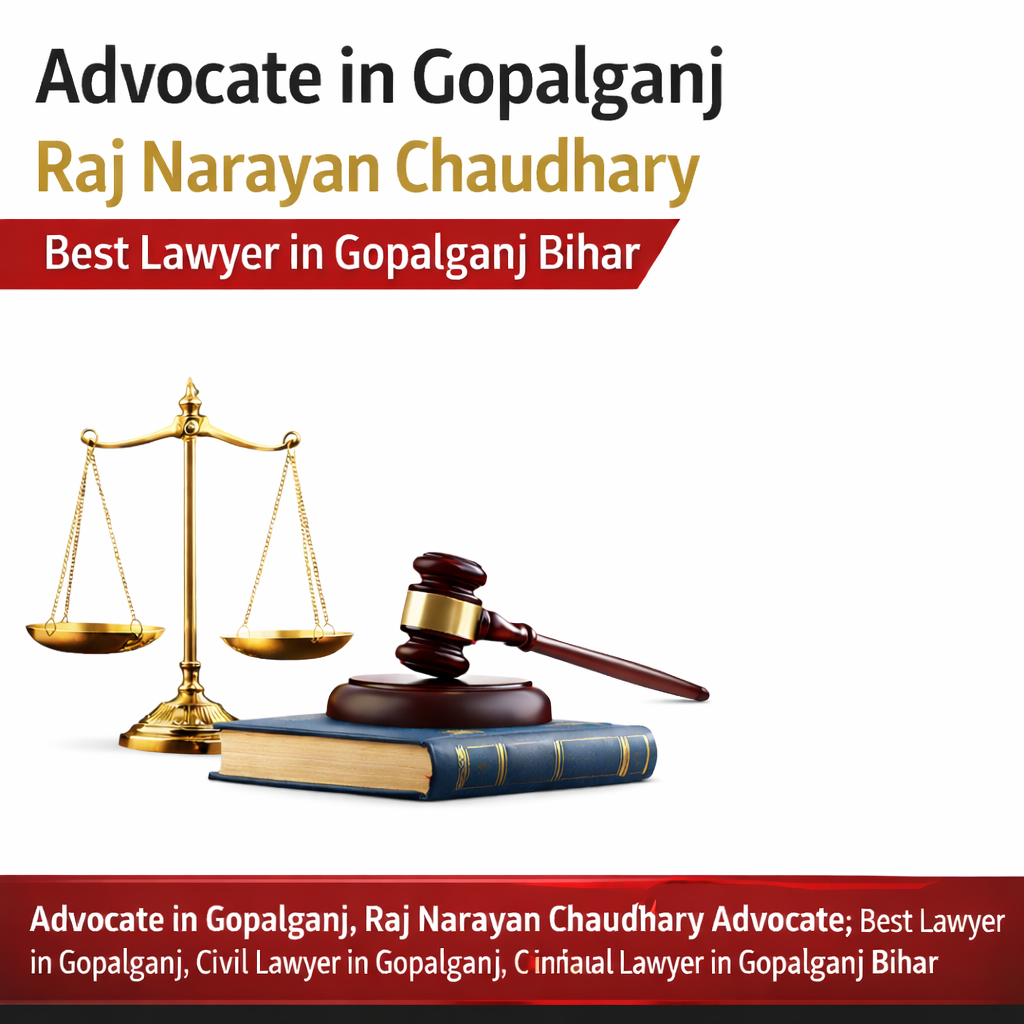 Advocate in Gopalganj – Raj Narayan Chaudhary | Best Lawyer in Gopalganj
